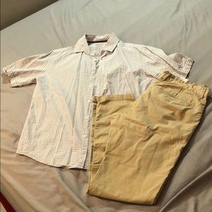 Dress Shirt and khaki pant bundle